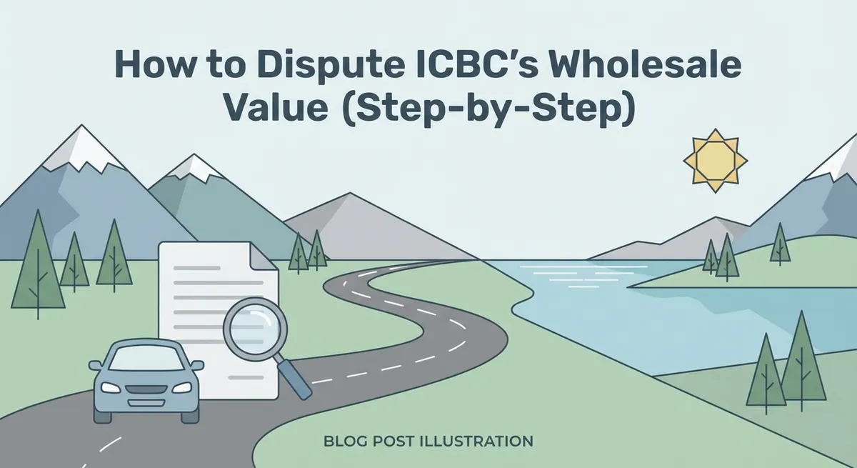 How to Dispute ICBC's Wholesale Value (Step-by-Step)