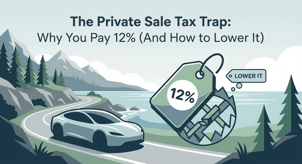 The Private Sale Tax Trap: Why You Pay 12% (And How to Lower It)